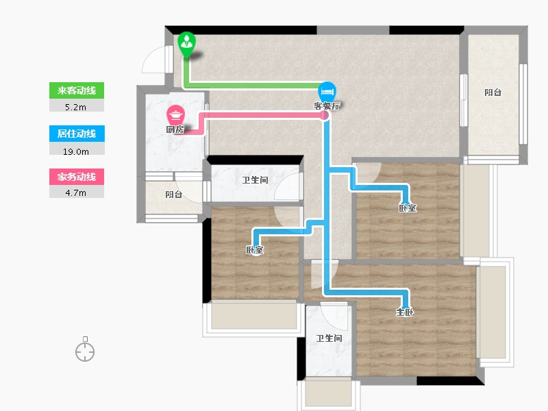 广东省-清远市-海港成天荷1号-75.27-户型库-动静线