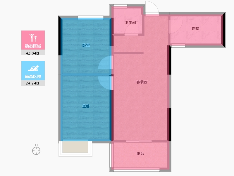 山东省-济南市-融润璟城-59.20-户型库-动静分区