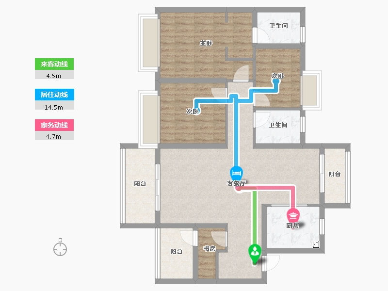 广东省-佛山市-华润置地悦里-99.69-户型库-动静线