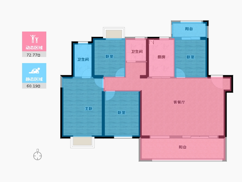 福建省-泉州市-​世茂摩天城-120.00-户型库-动静分区