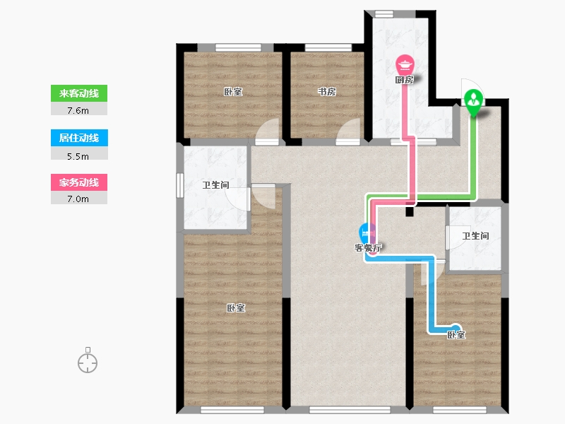 辽宁省-沈阳市-汇置尚岛-112.13-户型库-动静线