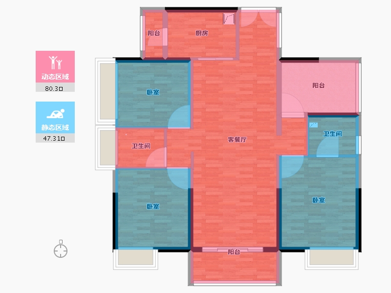 广东省-佛山市-保利紫山-115.00-户型库-动静分区