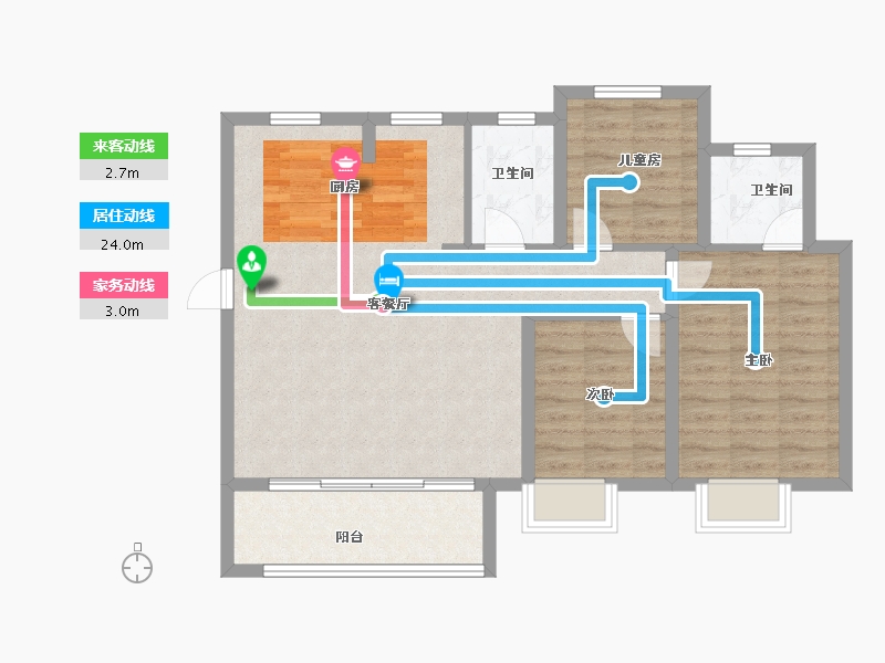 福建省-泉州市-翰林合著-86.37-户型库-动静线