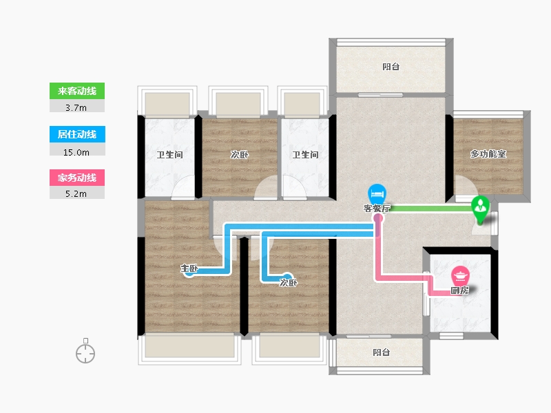 广东省-中山市-锦绣海湾城-91.92-户型库-动静线