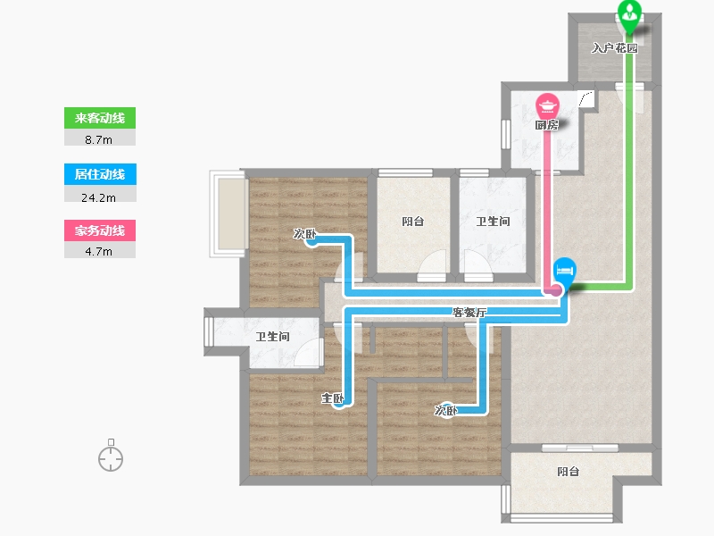 广东省-佛山市-华润置地悦里-103.30-户型库-动静线