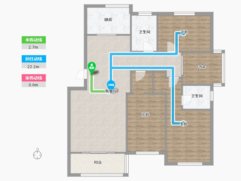 山东省-青岛市-永合硕辉苑-117.80-户型库-动静线