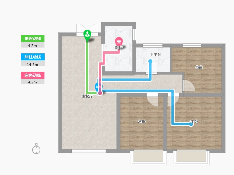 河北省-承德市-金辉府-75.00-户型库-动静线