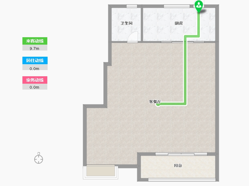 浙江省-杭州市-硕丰西湖里-102.34-户型库-动静线