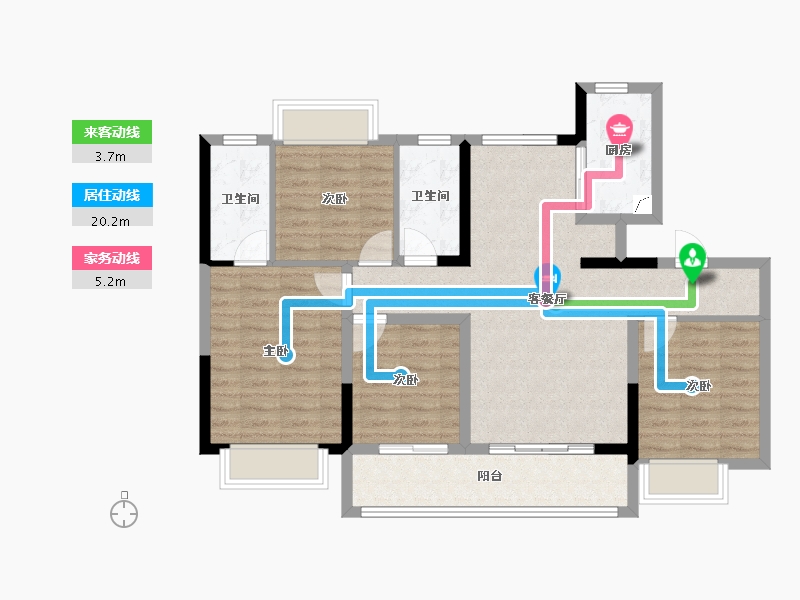 江西省-南昌市-煌盛熙岸大观-92.80-户型库-动静线