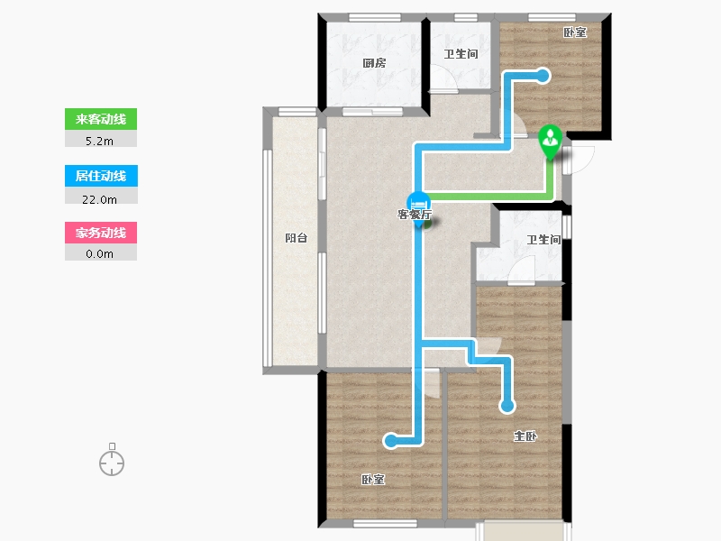 湖南省-长沙市-澳海望洲府-101.67-户型库-动静线