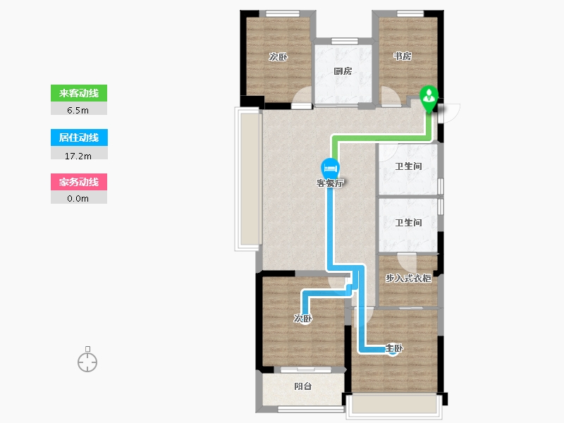 浙江省-温州市-众安顺源里-100.48-户型库-动静线