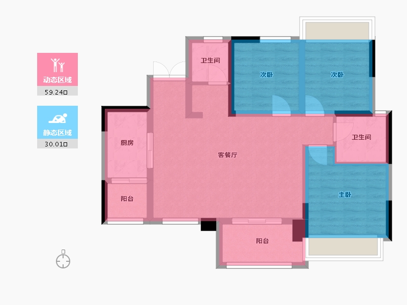 四川省-资阳市-西庭御景-112.00-户型库-动静分区