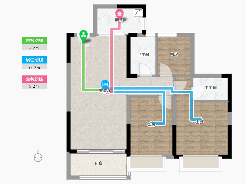 江西省-宜春市-华硕江上明月-79.00-户型库-动静线