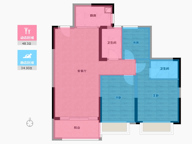 江西省-宜春市-华硕江上明月-79.00-户型库-动静分区