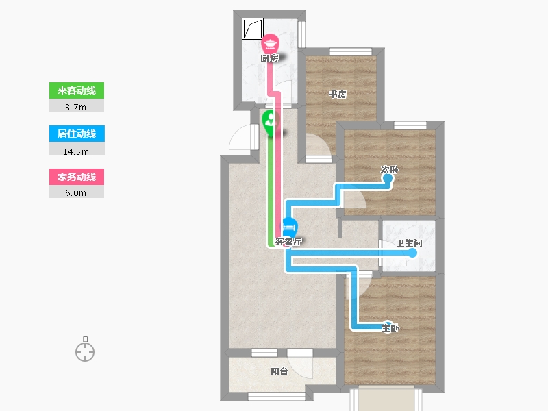 河北省-廊坊市-大厂紫涵园-64.00-户型库-动静线