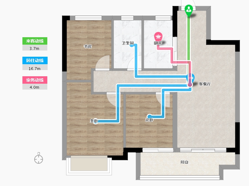 江西省-南昌市-云璟樾城-71.20-户型库-动静线