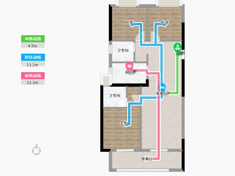 湖北省-武汉市-首开光明国风上观-81.54-户型库-动静线