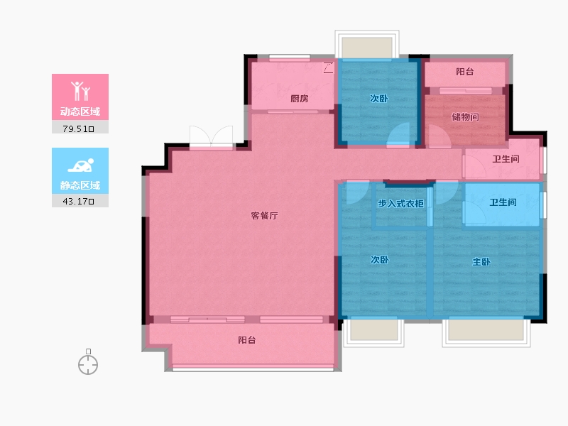 江西省-南昌市-华邦观湖别院-109.90-户型库-动静分区