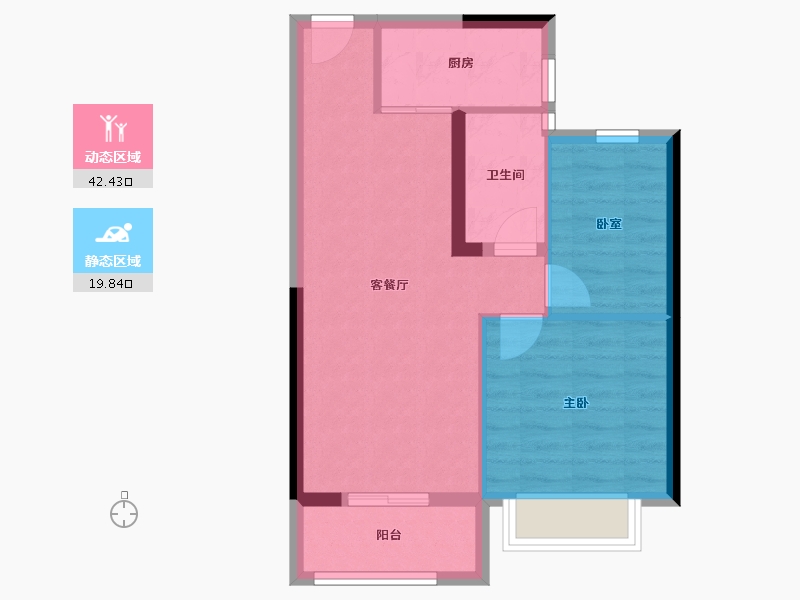 湖北省-武汉市-首开光明国风上观-55.78-户型库-动静分区