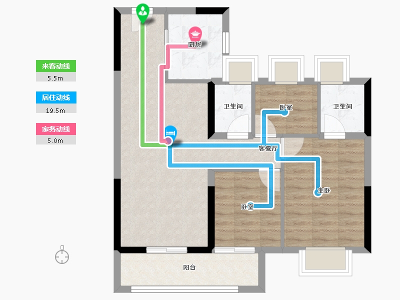 湖北省-武汉市-首开光明国风上观-68.51-户型库-动静线