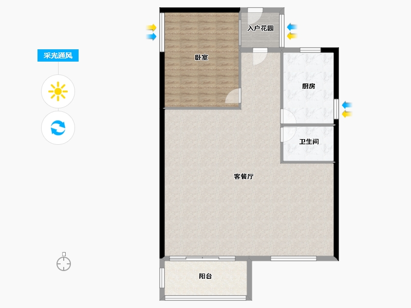 湖南省-长沙市-澳海望洲府-116.00-户型库-采光通风