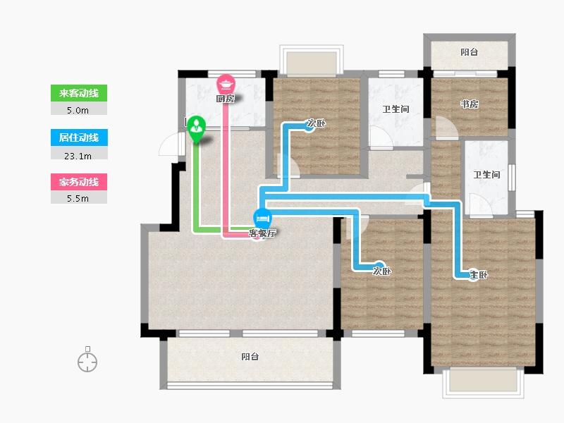 江西省-南昌市-华邦观湖别院-112.80-户型库-动静线