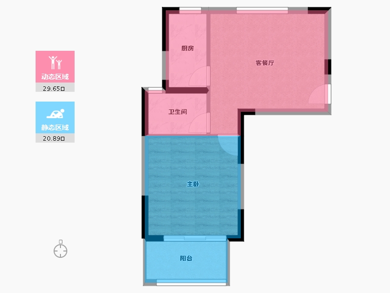 上海-上海市-春申阳光-45.48-户型库-动静分区