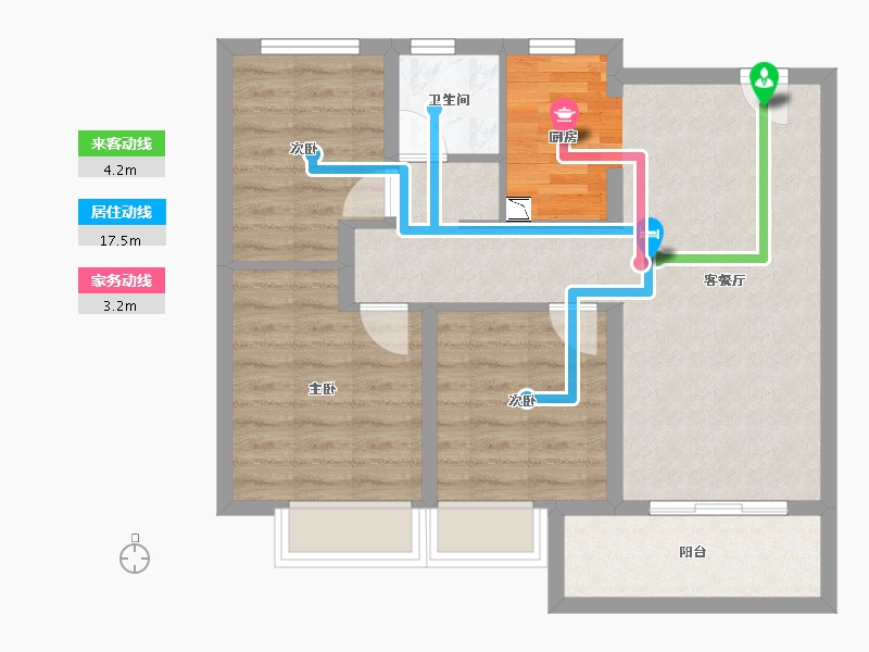 江西省-南昌市-新力宝龙理想城-71.20-户型库-动静线