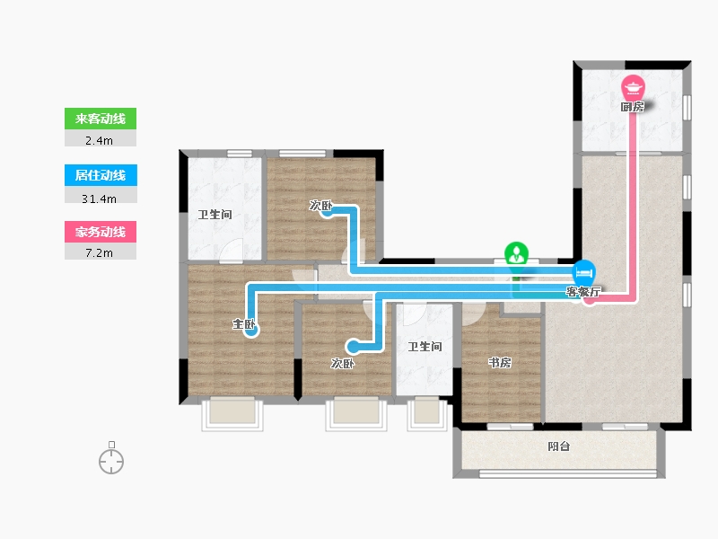 湖北省-武汉市-光谷创新天地-113.60-户型库-动静线