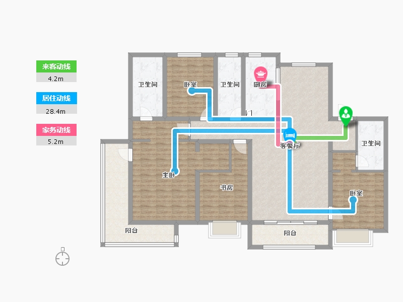 山东省-济南市-蓝石大溪地-149.41-户型库-动静线