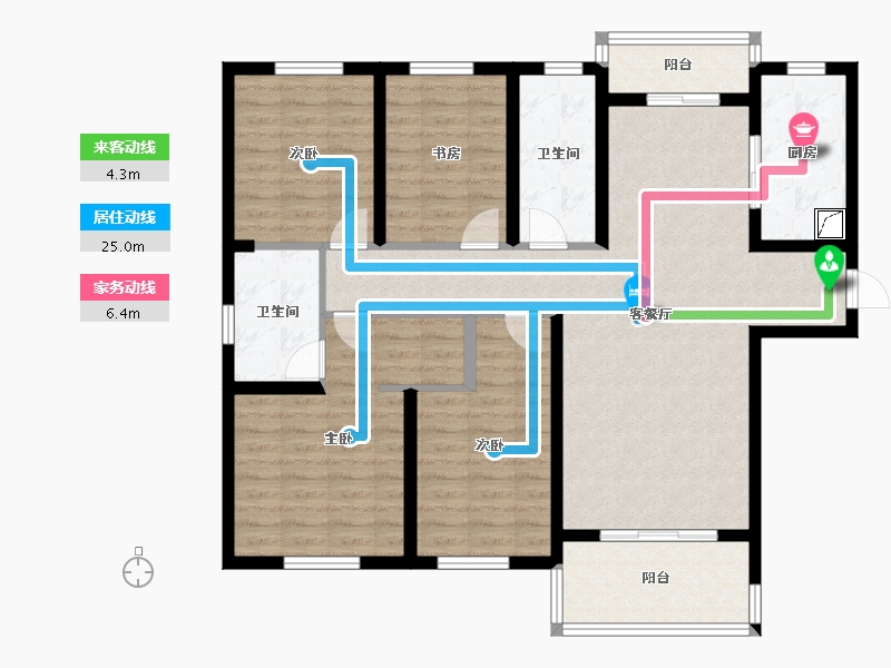 湖北省-武汉市-东湖金茂府-114.01-户型库-动静线