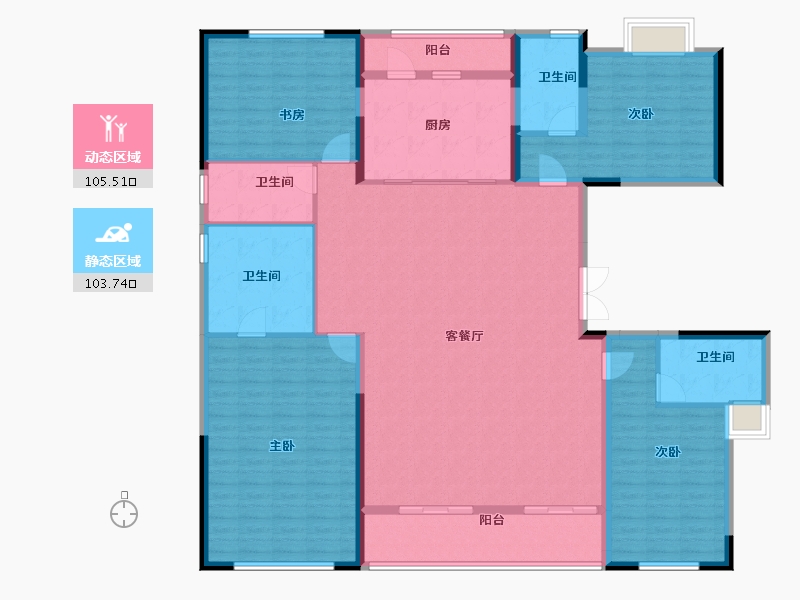 湖北省-武汉市-光谷创新天地-192.00-户型库-动静分区