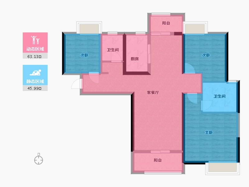 湖北省-武汉市-中建铂公馆-97.10-户型库-动静分区