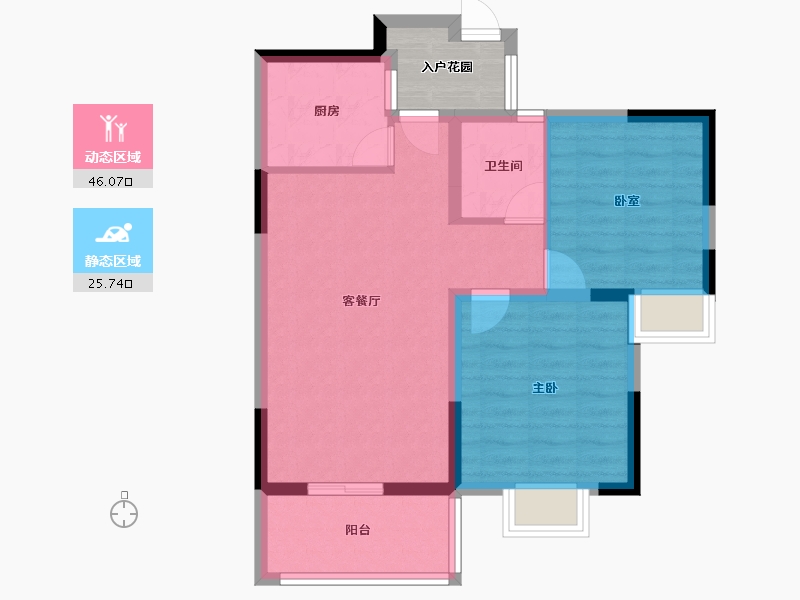 四川省-成都市-上锦颐园-86.00-户型库-动静分区