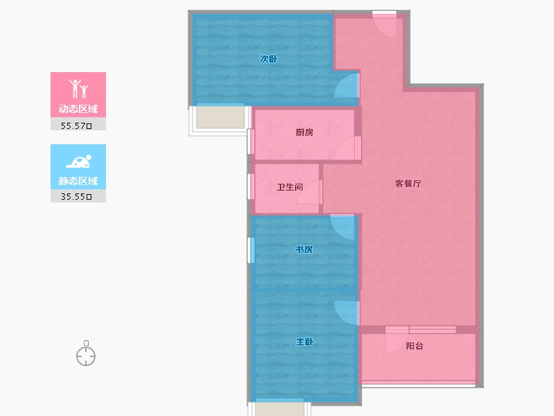 湖北省-武汉市-星悦湾-81.76-户型库-动静分区