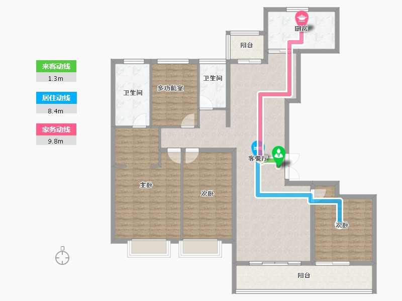 湖北省-武汉市-融侨滨江城-146.02-户型库-动静线