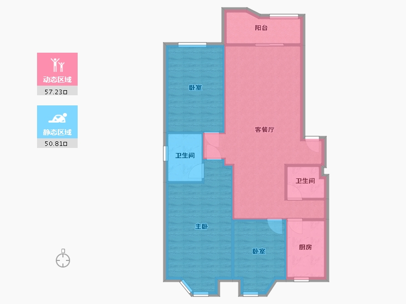 四川省-成都市-新龙苑-西区-110.00-户型库-动静分区