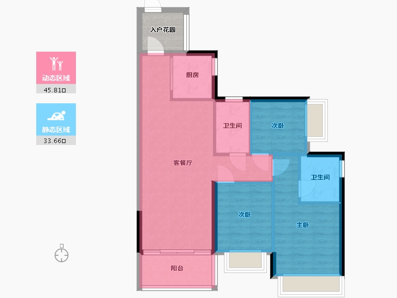 广东省-广州市-万科城市之光-79.00-户型库-动静分区