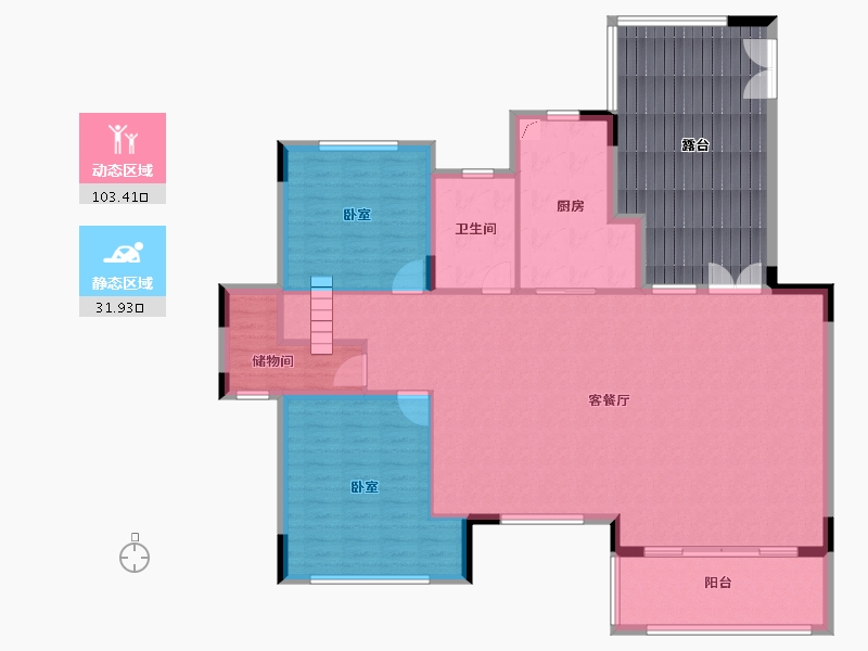 江西省-南昌市-南昌恒大林溪府-148.00-户型库-动静分区