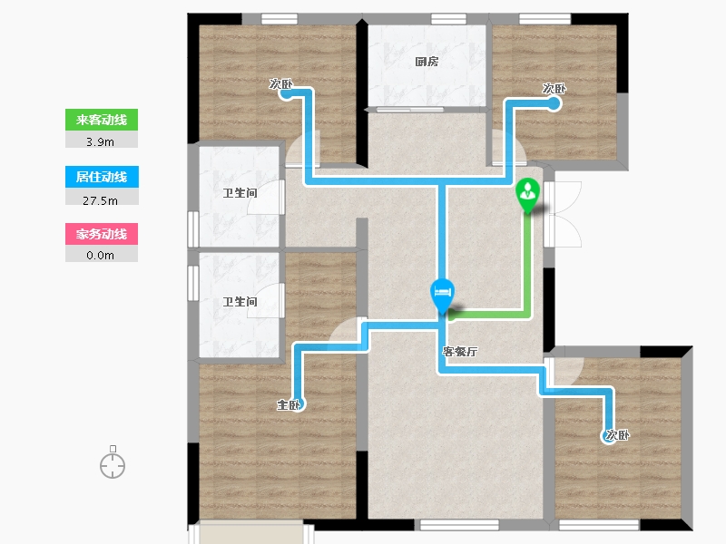 辽宁省-沈阳市-招商观园-98.52-户型库-动静线