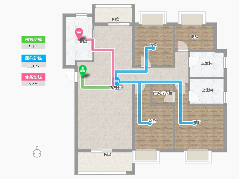 湖北省-武汉市-融侨滨江城-112.07-户型库-动静线