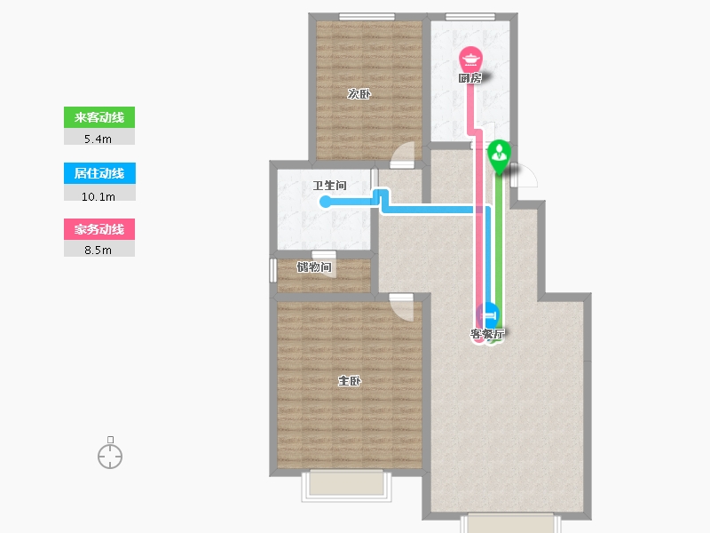 天津-天津市-当代公园阅ΜΟΜΛ-118.85-户型库-动静线