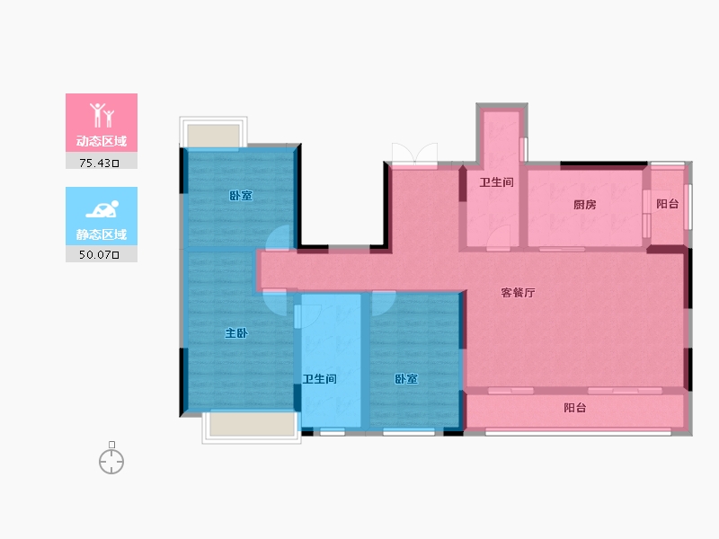 湖北省-武汉市-光谷创新天地-112.00-户型库-动静分区