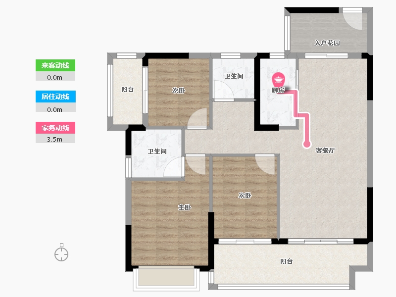 广西壮族自治区-来宾市-裕达红河小镇水木清华-100.00-户型库-动静线