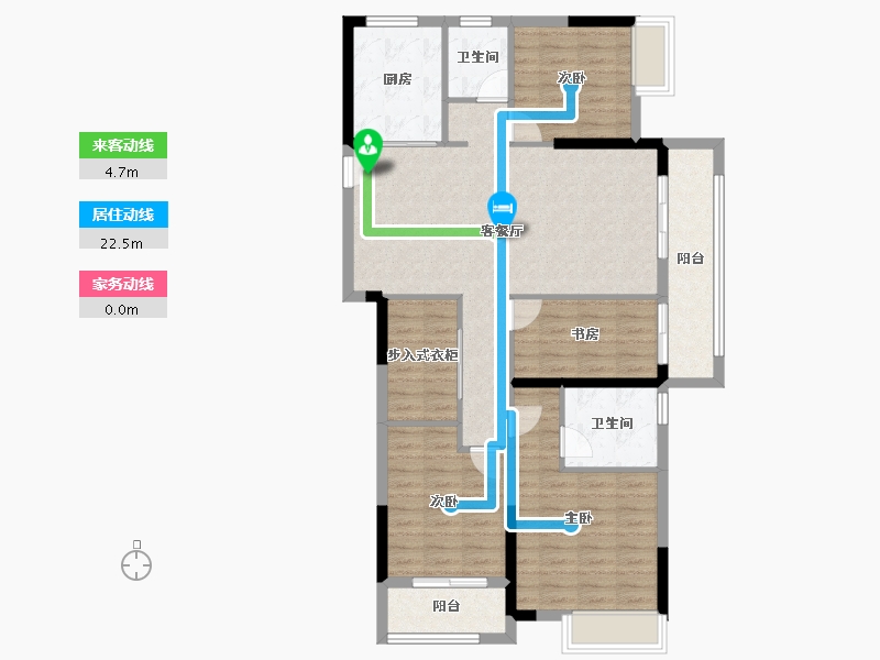 湖北省-武汉市-大华公园华府-107.76-户型库-动静线