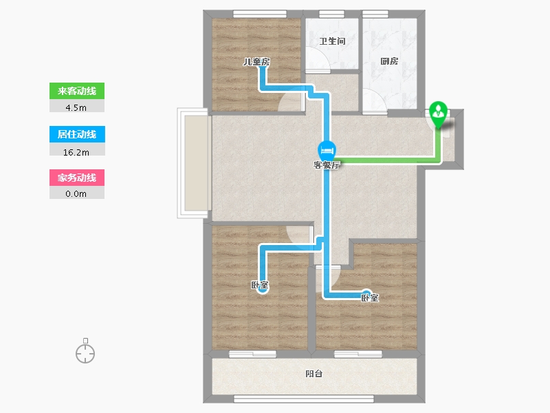 湖北省-武汉市-中交泓园-74.46-户型库-动静线