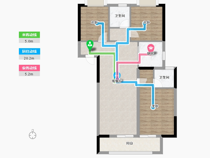 湖北省-武汉市-东原印未来-82.01-户型库-动静线