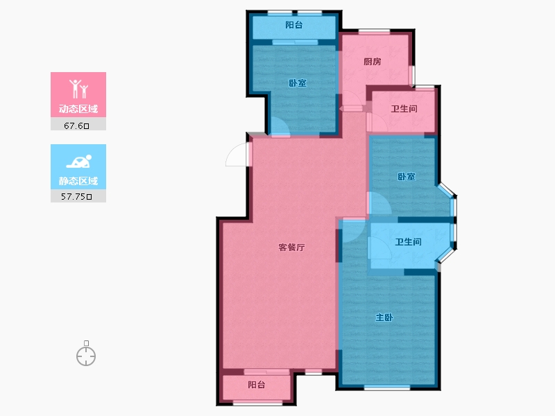 天津-天津市-基業世琾-112.00-户型库-动静分区