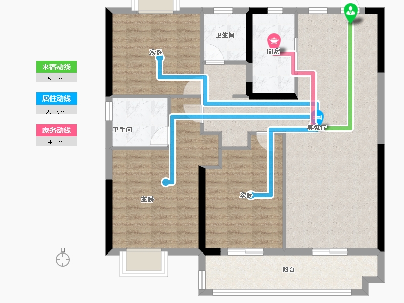 湖北省-武汉市-中国铁建江语城-95.50-户型库-动静线