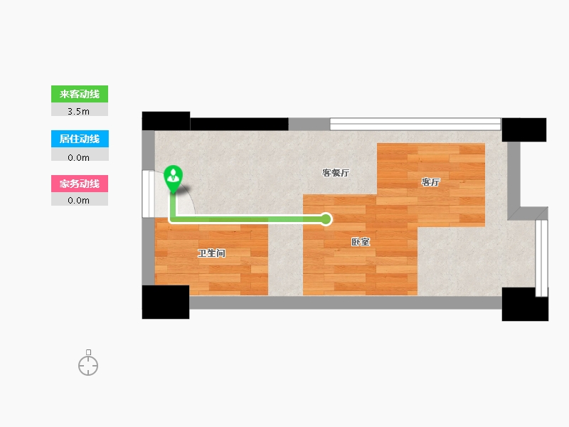 湖南省-长沙市-保利恒伟·时光印象-23.29-户型库-动静线